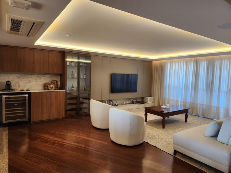 Sala de jantar sofisticada